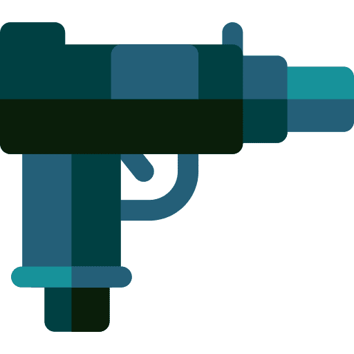 Uzi crime army pistol icon Uzi crime army pistol icon