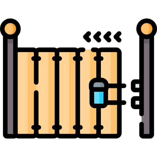 Gate house gate real estate icon Gate house gate real estate icon