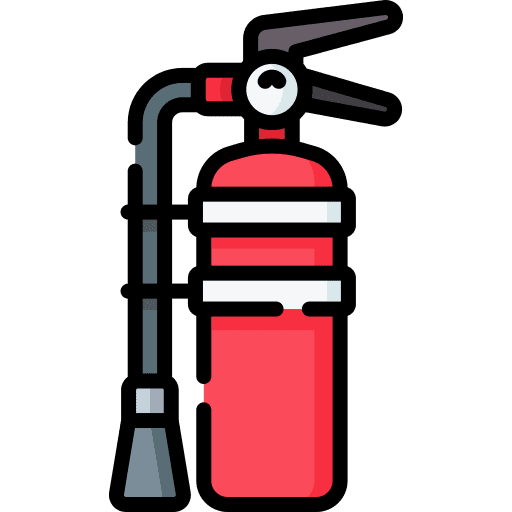 Fire extinguisher shape shapes black icon Fire extinguisher shape shapes black icon