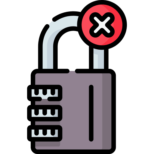 Lock secure locked padlock icon Lock secure locked padlock icon