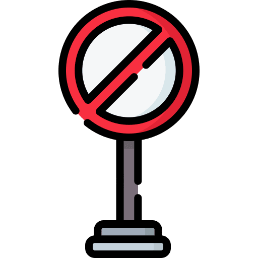 Sign security circulation signaling icon Sign security circulation signaling icon