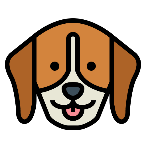 Beagle breed animals dog icon