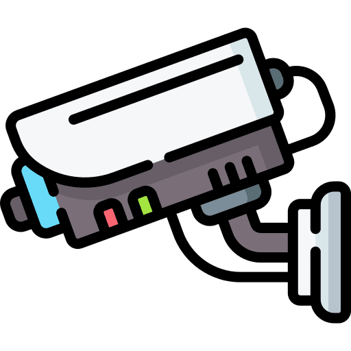 Cctv camera indoor security system icon Cctv camera indoor security system icon