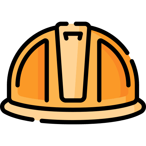 Helmet tools and utensils security obra icon Helmet tools and utensils security obra icon