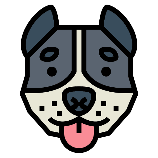 Pitbull dog pitbull breed icon