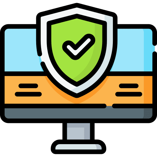 Shield computer ui protection icon Shield computer ui protection icon