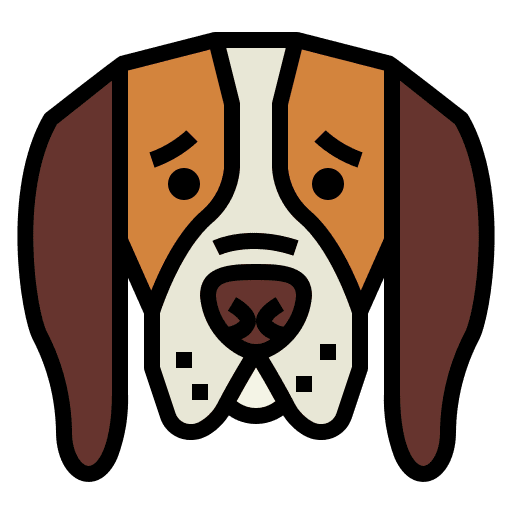 Basset hound dog animals mammal icon Basset hound dog animals mammal icon