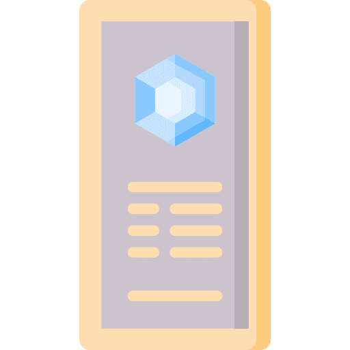Diamond quality control diamond certificate icon Diamond quality control diamond certificate icon
