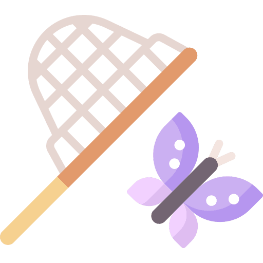 Catch nature holidays insect icon