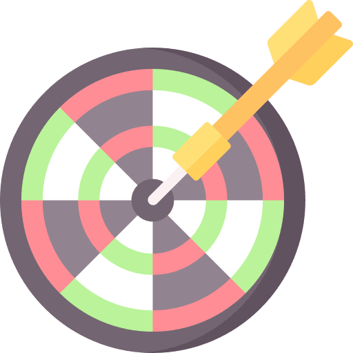 Dart board fair sport dart board icon Dart board fair sport dart board icon