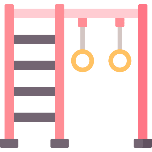 Monkey bars monkey bars park amusement park icon