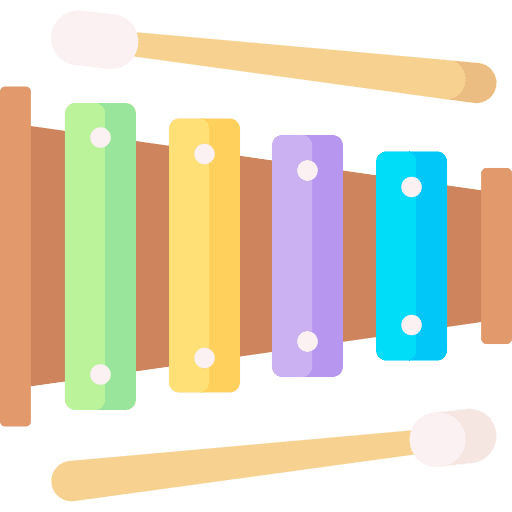Xylophone musical instrument xylophone stick icon Xylophone musical instrument xylophone stick icon
