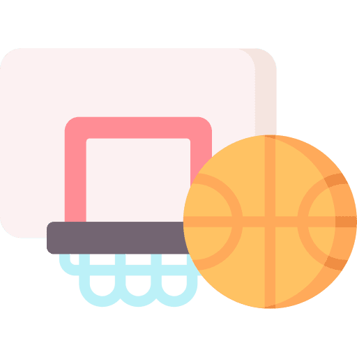 Basketball net court team sport icon Basketball net court team sport icon