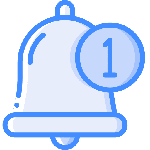 Bell bell alarm message icon