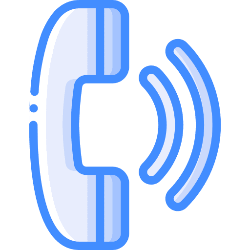 Phone communication ring calling icon