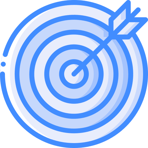 Target arrow hobbies and free time shoot icon