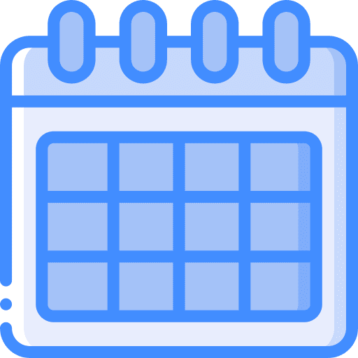 Calendar date time schedule icon