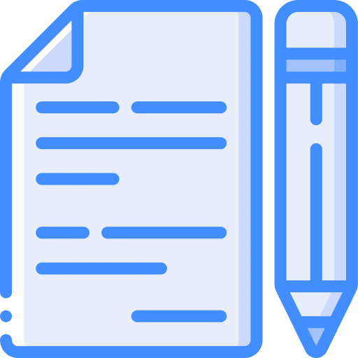 Letter paper file page icon