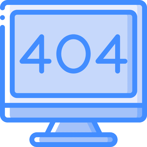 404 error screen seo and web computer icon
