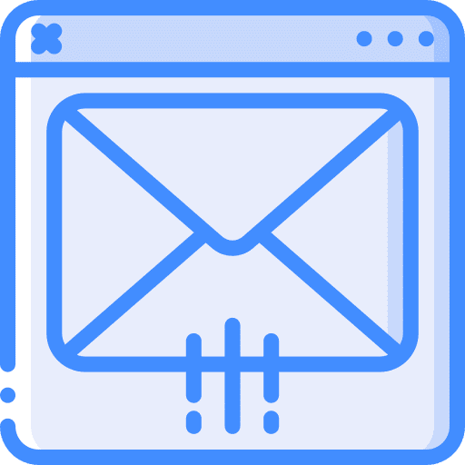 Browser communications emails browser icon