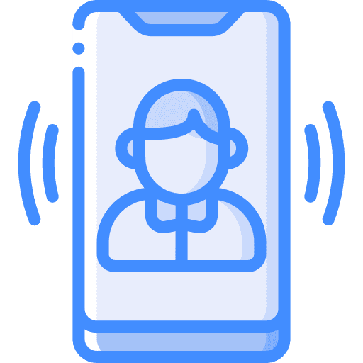 Video call calling communications view icon