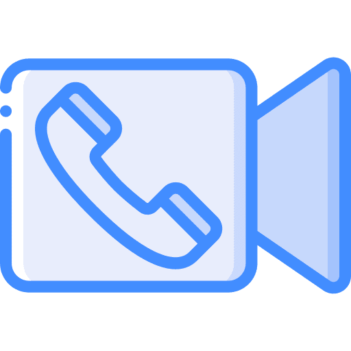 Video call film communication camera icon