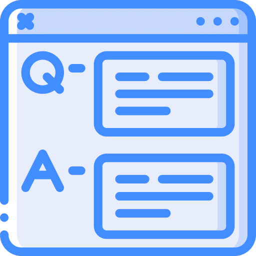 Browser website answer communications icon