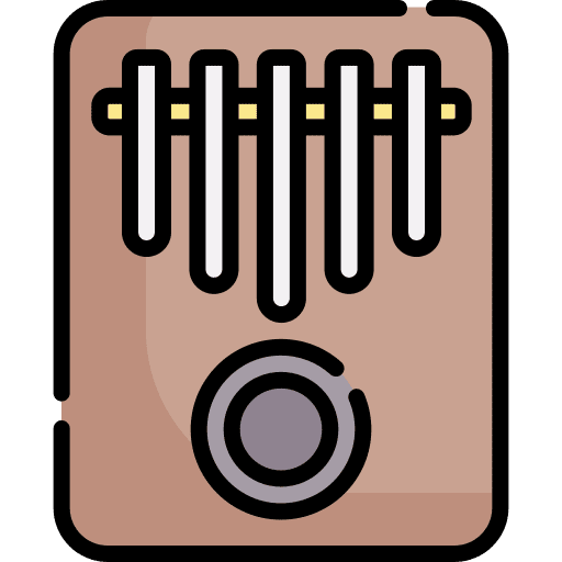 Kalimba music african cultures icon