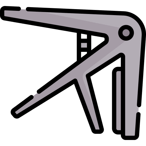 Capo accessory string instrument music and multimedia icon Capo accessory string instrument music and multimedia icon