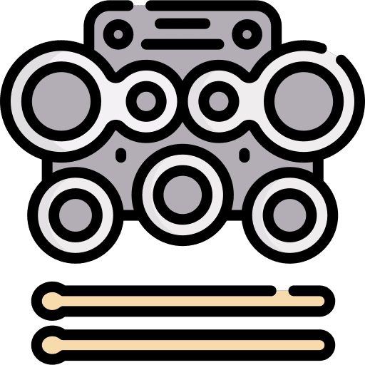 Drum percussion instrument musical instrument orchestra icon Drum percussion instrument musical instrument orchestra icon