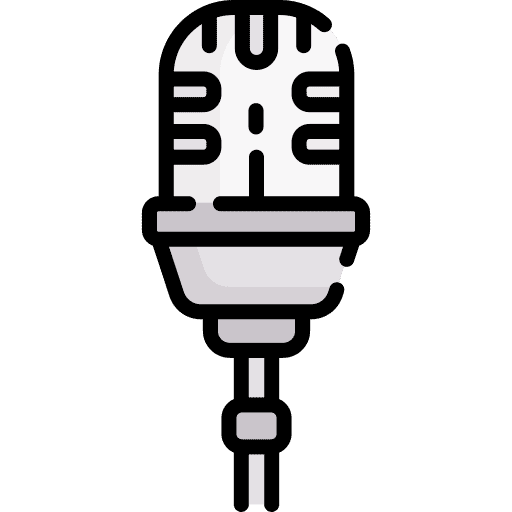 Microphone sing electronics microphone icon Microphone sing electronics microphone icon