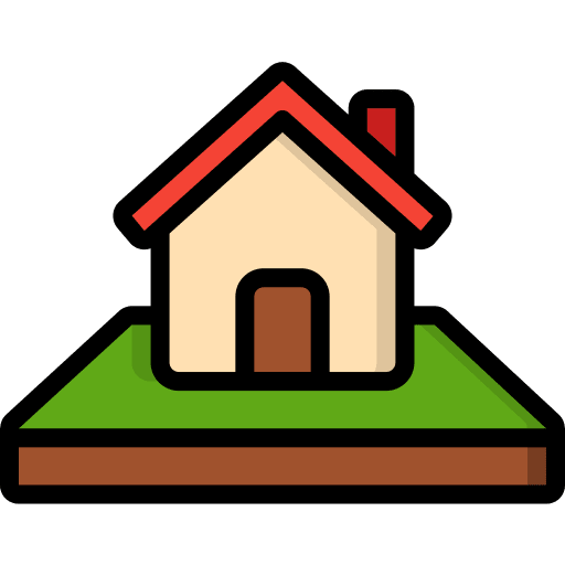 Plot address building home icon