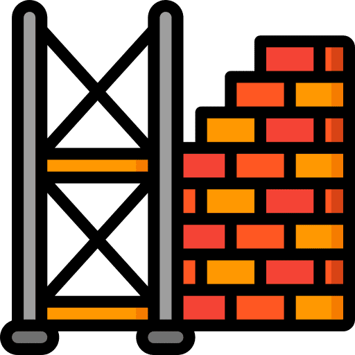 Scaffolding tool construction and tools tools icon
