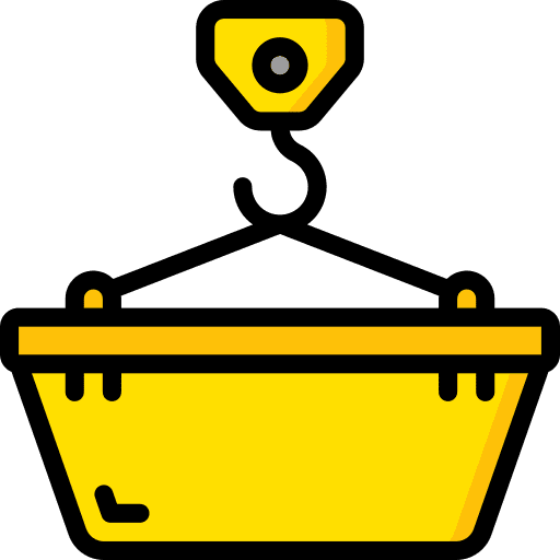 Crane lifting crane construction and tools icon