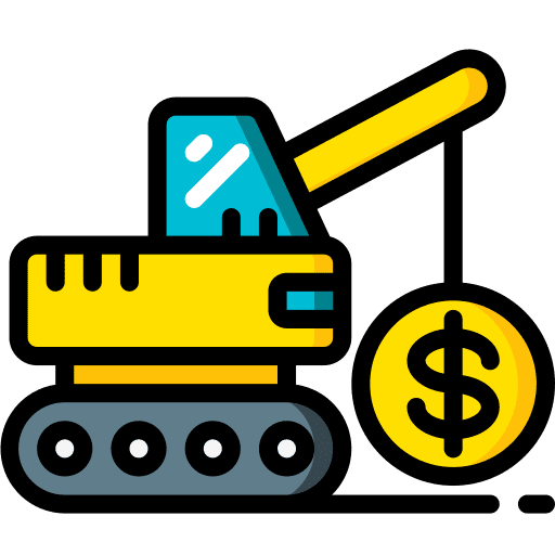 Demolition house construction and tools demolition icon