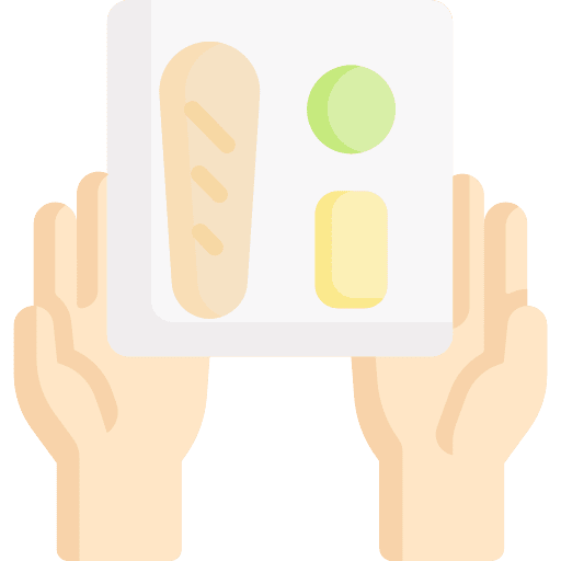 Food tray lunch meal food tray icon Food tray lunch meal food tray icon