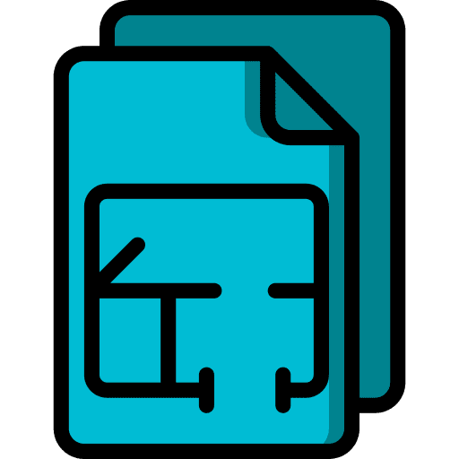 House plan document documentation house sketch icon