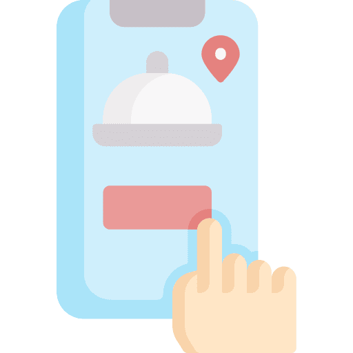 Order shipping and delivery mobile app app icon