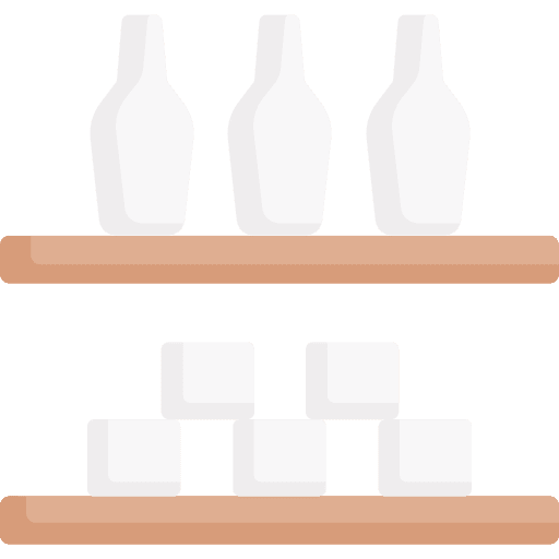 Shelves cupboard kitchen shelves glasses icon Shelves cupboard kitchen shelves glasses icon