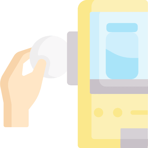 Coin machine pay business and finance icon Coin machine pay business and finance icon