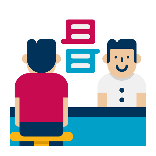 Counselling counselling healthcare and medical network icon
