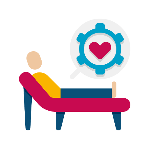 Psychologist therapy healthcare and medical mental health icon