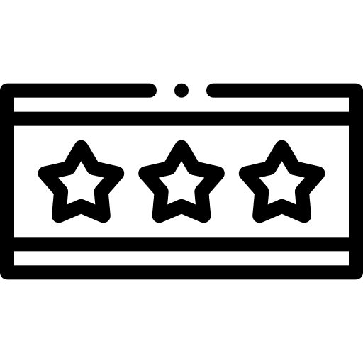 Rating decision stars rating icon Rating decision stars rating icon