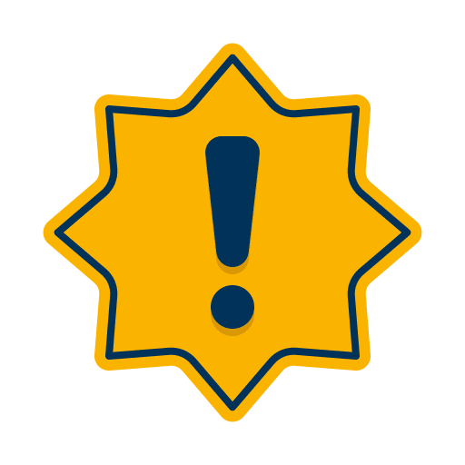 Warning sign signaling danger signs icon