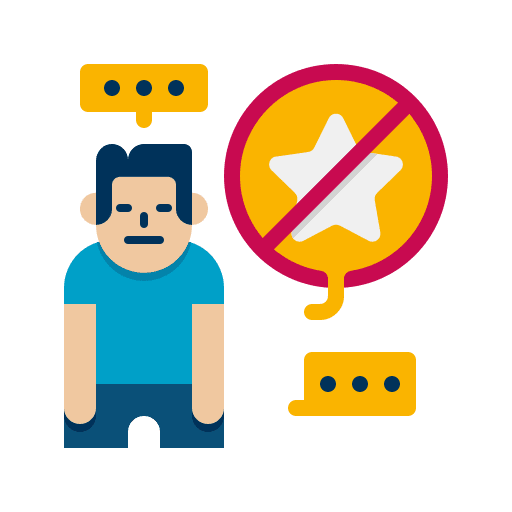 Apathy tension apathy concern icon