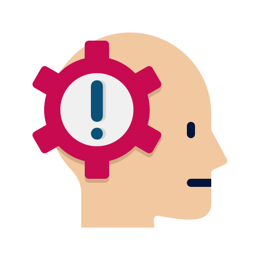Cognitive psychology healthcare and medical mental health icon