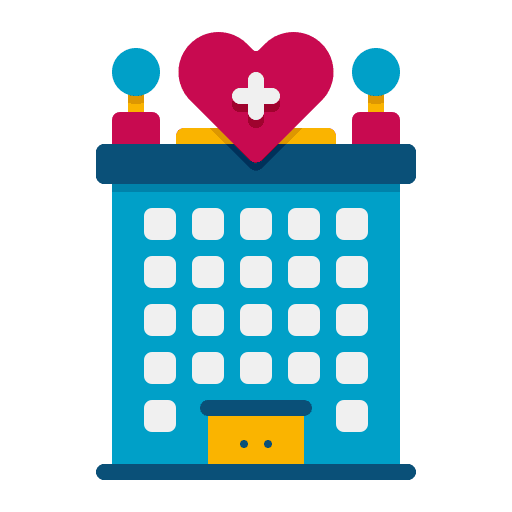 Mental health health clinic hospitalization clinic icon