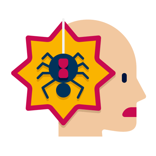 Phobia social anxiety fear mental health icon