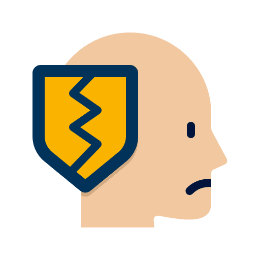 Vulnerability vulnerability healthcare and medical safety icon