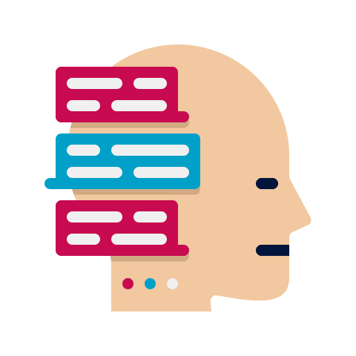Inner dialogue mental head inner dialogue icon